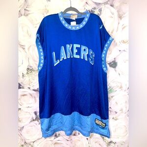 Vintage Los Angeles Lakers Majestic Hardwood Classics NBA  Blue Jersey Mens 3XL